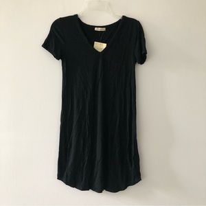Soft V-Neck Shift Dress